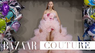 Best of the haute couture fashion shows autumnwinter 2022  Bazaar UK [upl. by Victor]