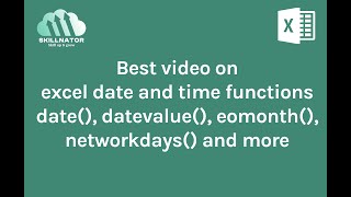 Master the date functions in excel Learn how to handle dates in excel like a pro [upl. by Ingunna]