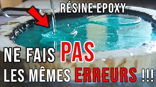 Résine Epoxy  10 ERREURS à NE PAS FAIRE  pour réussir ses Créations [upl. by Siletotsira789]