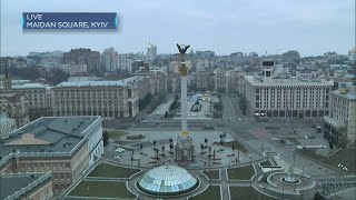 Air raid sirens sound in Ukraine capital Kyiv for the second day running [upl. by Amanda558]