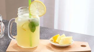 Cómo hacer limonada casera receta fácil  Cocinatis [upl. by Polloch643]