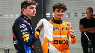 Lando Norris threatening to ruin 250000 bet placed on Max Verstappen [upl. by Reivazx395]