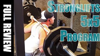 STRONGLIFTS 5X5 REVIEW Stronger By The Day Episode 6 [upl. by Annalee]