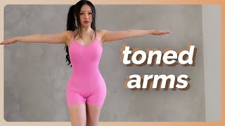 10 min Toned Arms Workout  No Equipment [upl. by Rosen]