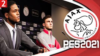 PES 2021 AJAX MASTER LEAGUE 2  KLUIVERT MAAKT DEBUUT IN CHAMPIONS LEAGUE 💥 TEGEN INTER 😱 [upl. by Hiroko]