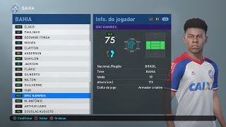 BAHIA 2019  OPTION FILE LS BRASIL 2019 V 40 com cópias de base  base copy  PES 2019 [upl. by Antone391]