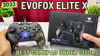 Amkette EvoFox Elite X Wired Gamepad  Unboxing amp Review  Best Gamepad For PCAndroid Under 1000RS [upl. by Nagap]