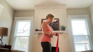 Wrist strengthening with resistance band [upl. by Larimore]