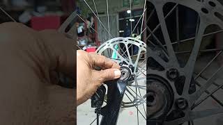 MTB rigid fork issue tanggal tire [upl. by Eenerb13]