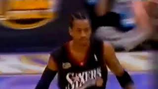 Allen Iverson Breaks Tyronn Lues ankle 4 times in 2001 NBA Finals [upl. by Fraya]