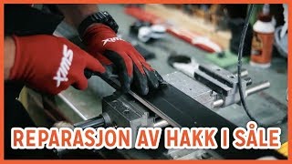 Reparasjon av hakk i såle [upl. by Hajidak682]