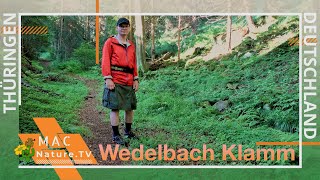 Tambach Dietharz  Apfelstätter Grund und Wedelbach Klamm  Thüringen  Kilt Hiking [upl. by Llenel432]