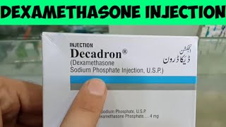 Decadron Dexamethasone Injection Uses Benefits Side Effects In Urdu Hindi  Dexamethasone In Hindi [upl. by Eisso462]