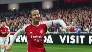 EA Sports FC 24 Gameplay Arsenal WFC vs Brighton amp Hove Albion WFC  Xbox Series X 4K60FPS [upl. by Natty142]