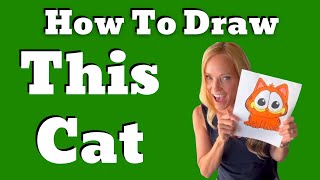 How To Draw This Cute Cat [upl. by Biebel]