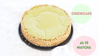 CHEESECAKE con Yogurt greco Tè MATCHA noci e Cioccolato bianco [upl. by Donata]