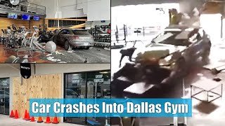 Car Crashes Into Dallas Gym [upl. by Divine]