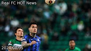 Video Scamacca serious injury scare for Atalanta and Italy [upl. by Gipps]