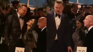 LEONARDO DICAPRIO MEETS JEFF BEZOS amp HIS NEW GIRLFRIEND [upl. by Dazhahs]