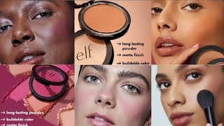 NewShades of ElfCosmetics Primer Infused Matte Blushes and BronzersNew Makeup Releases 2024 [upl. by Liahkim607]