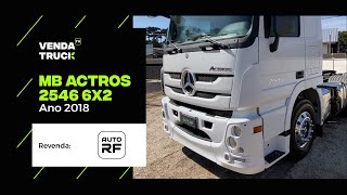 CAVALO MECÂNICO MERCEDES MB ACTROS 2546 6X2 À BAIXO DA FIPE │ À VENDA │ AUTO RF │ CURITIBA PR [upl. by Akiehs721]