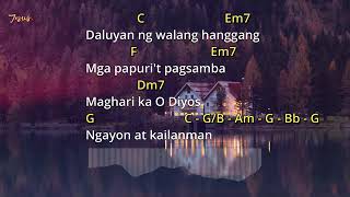 BANAL MONG TAHANAN Lyrics and Chords Musikatha Tagalog YouTube [upl. by Mcadams]