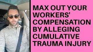 Max Out Workers Compensation Settlement Allege Cumulative Trauma Injury From Repetitive Work [upl. by Anrehs]