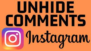 How to Unhide Comments on Instagram [upl. by Dudley]