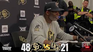 Coach Prime DEION SANDERS Full PostGame  COLORADO at UCF [upl. by Ioved28]