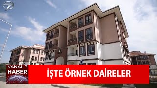 İşte Sosyal Konuttaki Örnek Daireler [upl. by Willem]