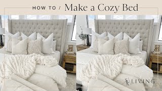 How to Make a Cozy amp Fluffy Bed \ 6 Steps [upl. by Schilit]