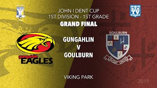 2019 John I Dent Divisional Grand Final  1st Division 1st Grade  Gungahlin Eagles v Goulburn [upl. by Stegman]