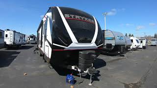 2021 Stryker 2916 Toy Hauler Travel Trailer Walk Through [upl. by Losse627]