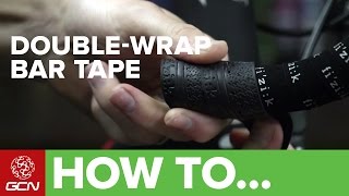 How To Double Wrap Your Handlebars  Wrapping Bar Tape [upl. by Marlena624]