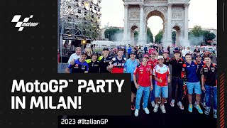 MotoGP™ puts Milan on fire 🎉 🎶 🔥  2023 ItalianGP [upl. by Livy]