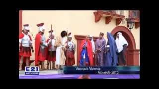 VIACRUCIS VIVIENTE RIOVERDE 2015 PARTE 1 [upl. by Baruch846]