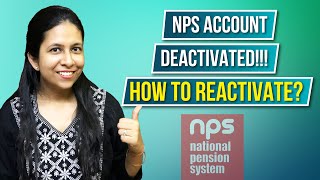 NPS Account Deactivated  How to Unfreeze NPS Account  National Pension Scheme  CA Neha Gupta [upl. by Melmon]