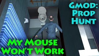 MY MOUSE WONT WORK 2  Prop Hunt Garrys Mod [upl. by Valenba439]