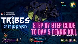 Step by Step guide to killing Fenrir on Day 5  Tribes of Midgard [upl. by Keeton]