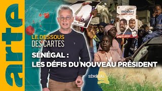 Sénégal  les défis du nouveau président  Lessentiel du Dessous des Cartes  ARTE [upl. by Merrili]