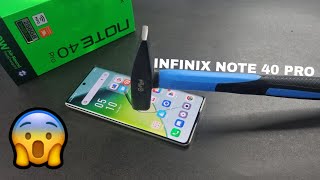 Infinix NOTE 40 PRO Screen Scratch amp Gorilla Glass Durability Test 🛠️🔨 [upl. by Ernestine820]