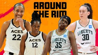 2023 WNBA Finals Reaction Is it over for NY  Liberty vs Aces  Around The Rim [upl. by Emelin990]