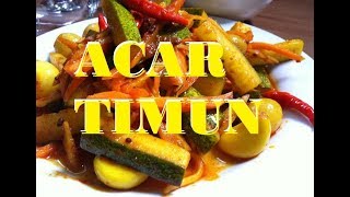 ACAR TIMUN cucumber acar [upl. by Ssepmet]