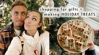 last minute shopping  making HOLIDAY TREATS  VLOGMAS Day 22 [upl. by Aicilegna847]