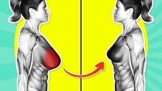 ➜ Shrink BREAST Size in 5 Weeks ➜ EASY 10 min Workout [upl. by Cristin222]