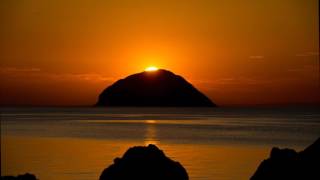 The Ailsa Craig at sunset [upl. by Aneehsat555]