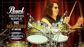 MIKE MANGINI Kit Unveiling • HIEND REIMAGINED • Pearl Drums [upl. by Anaitit187]