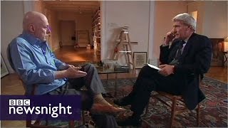 Paxman interviews Christopher Hitchens  Newsnight archives 2010 [upl. by Erdnoid302]