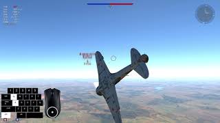 1vs1 war thunder  LA 7 vs BF 109 G2 trop [upl. by Hercule]