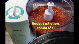 Recept på egen tomatsås [upl. by Llesram]